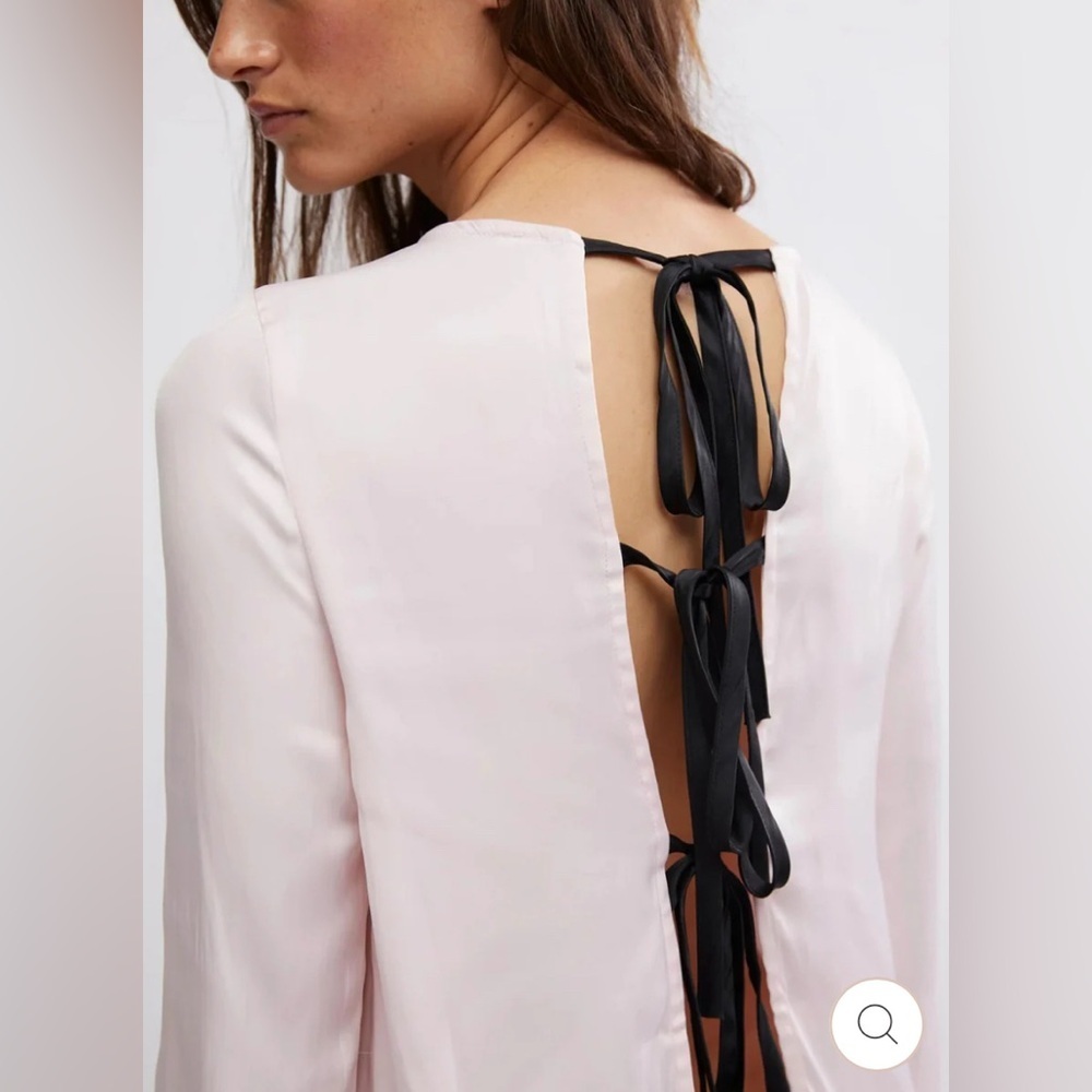 Free People Arabella Blouse in Apple Blossom Size M NWT